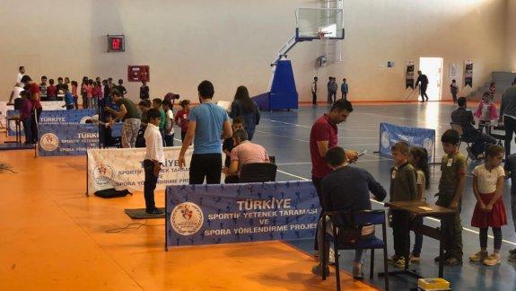 Türkiye Yetenek Tarama ve Spora Yönlendirme Projesi  Kapsamında Yetenek Tarama Testleri